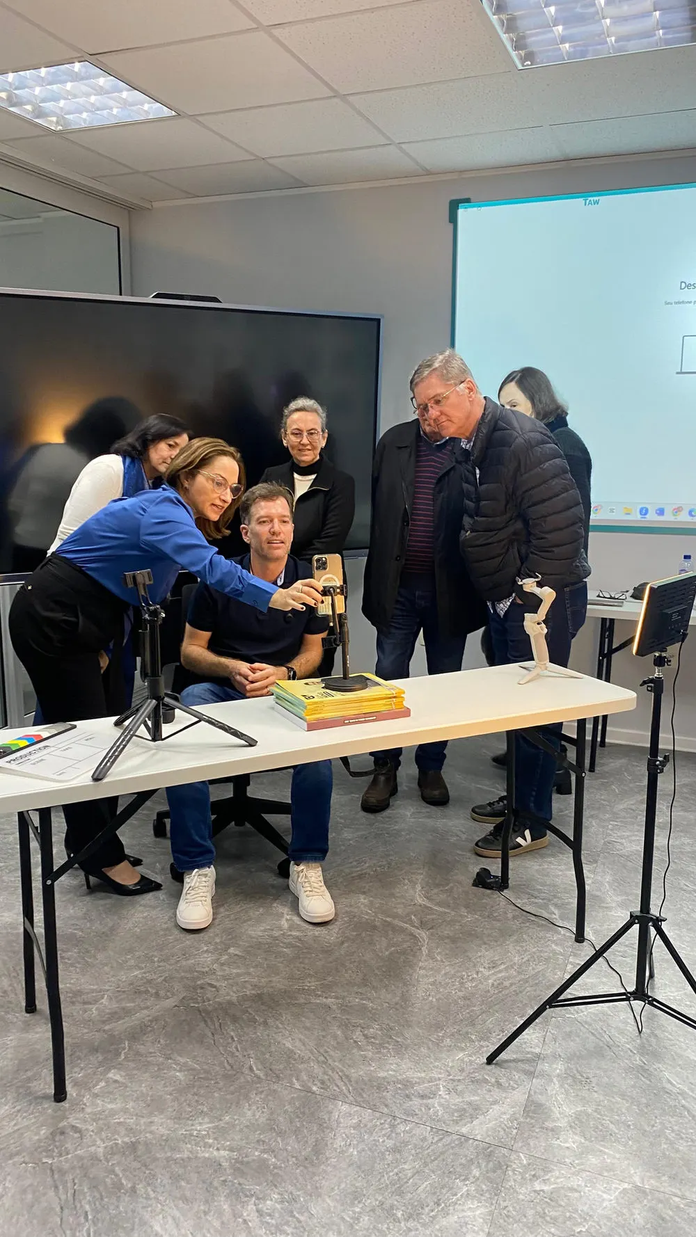 Media training em gravação